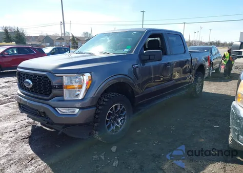 2021 Ford F-150 Xl z USA, uszkodzony, nr VIN 1FTEW1EB3MFB38204